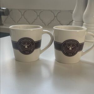 Starbucks Cream Espresso Cups Set (2)